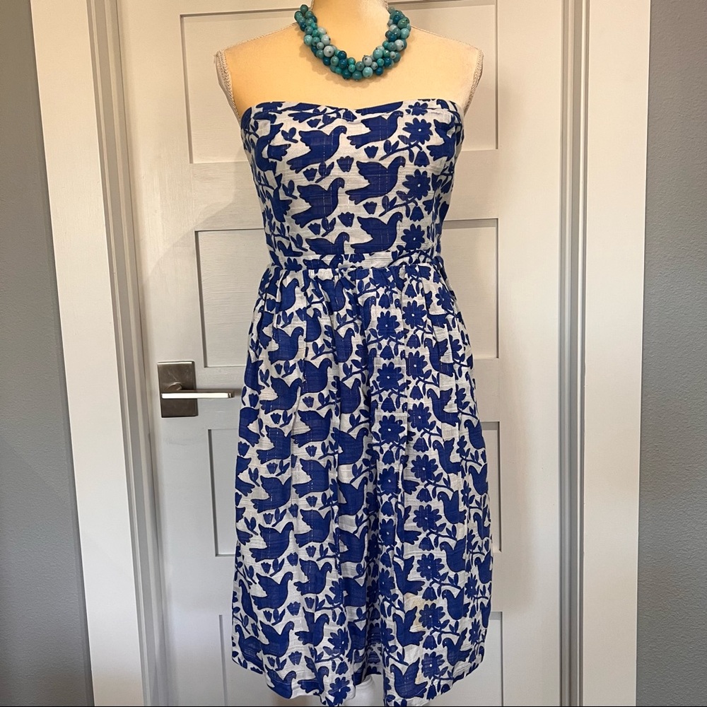 Blue and White ⚡️ Stunning ⚡️Old Navy Cocktail Dress - Size 8